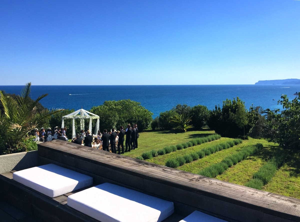 Orangerie di Villa Lagorio location per matrimoni in Liguria